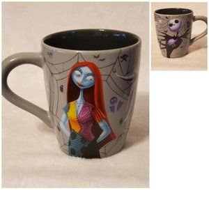 Disney Store Nightmare Before Christmas Jack Skellington Sally Coffee Gray Mug